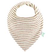 Bavoir bandana - Stripes rust