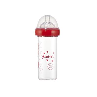 Biberon en verre 240ml - Amour