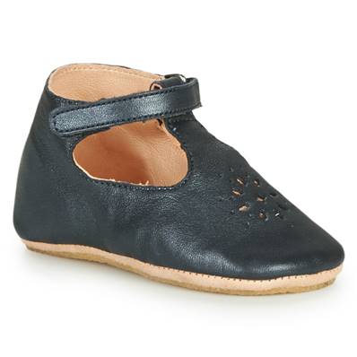 Chaussons en cuir avec patins Lillyp Midnight blue pointure 20