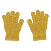 Gants avec antidérapants 1 - 2 ans, Moutarde