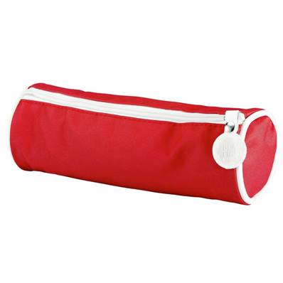 Trousse ronde rouge