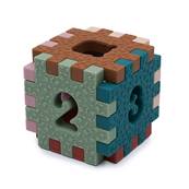 Cube rétro à encastrer avec numéros
