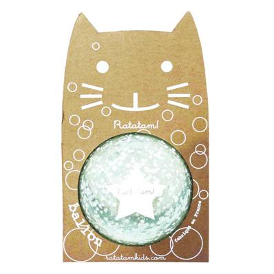 Ballon Bulles argent 12 cm