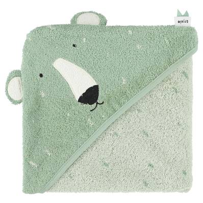 Cape de bain avec capuche 75x75 cm - Ours Polaire