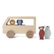 Bus en bois Animaux