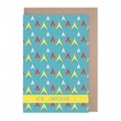 Carte anniversaire Tipis