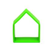 Jouet en silicone Maison et enfant – Vert fluo