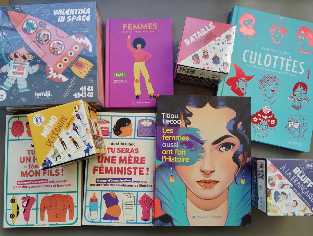 Slection de livres et jeux autour de l'galit pour enfants