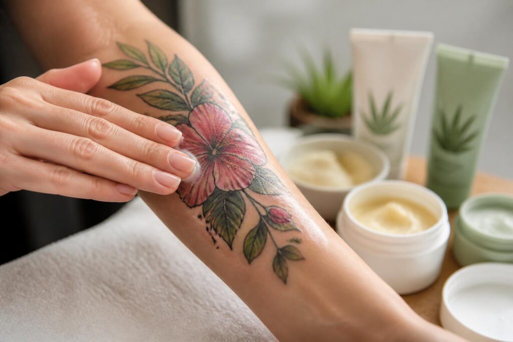 découvrez quelle crème pour tatouage choisir pour une cicatrisation optimale. guide des formules les plus efficaces pour protéger et hydrater votre peau après un tatouage.
