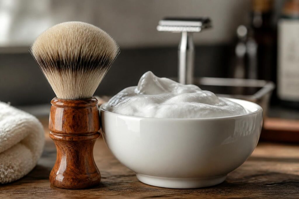 Blaireau rasage : quel modèle choisir pour une mousse onctueuse et durable ?