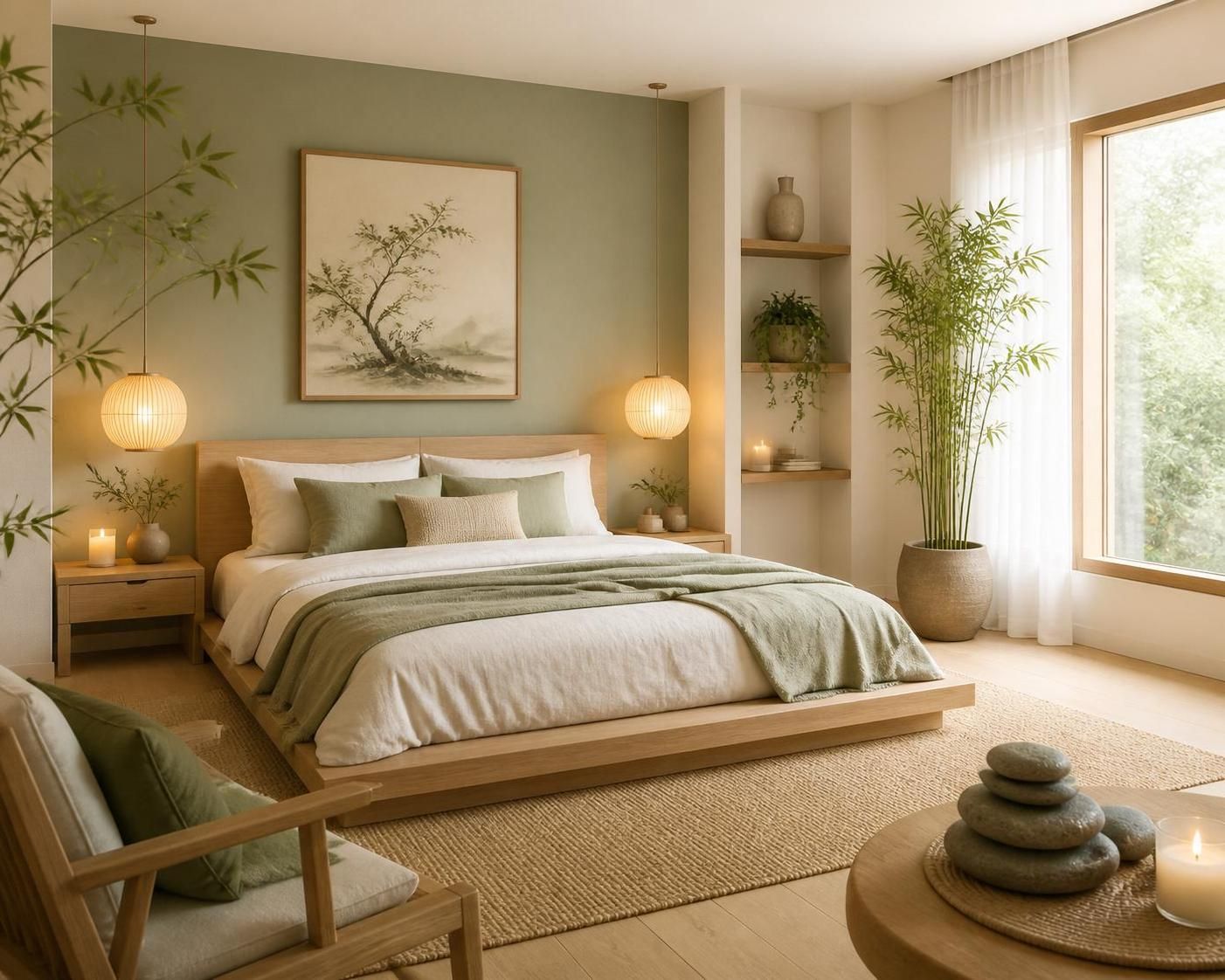 découvrez comment créer une chambre zen feng shui grâce à nos astuces pour un espace apaisant et harmonieux, propice à la détente et au bien-être.