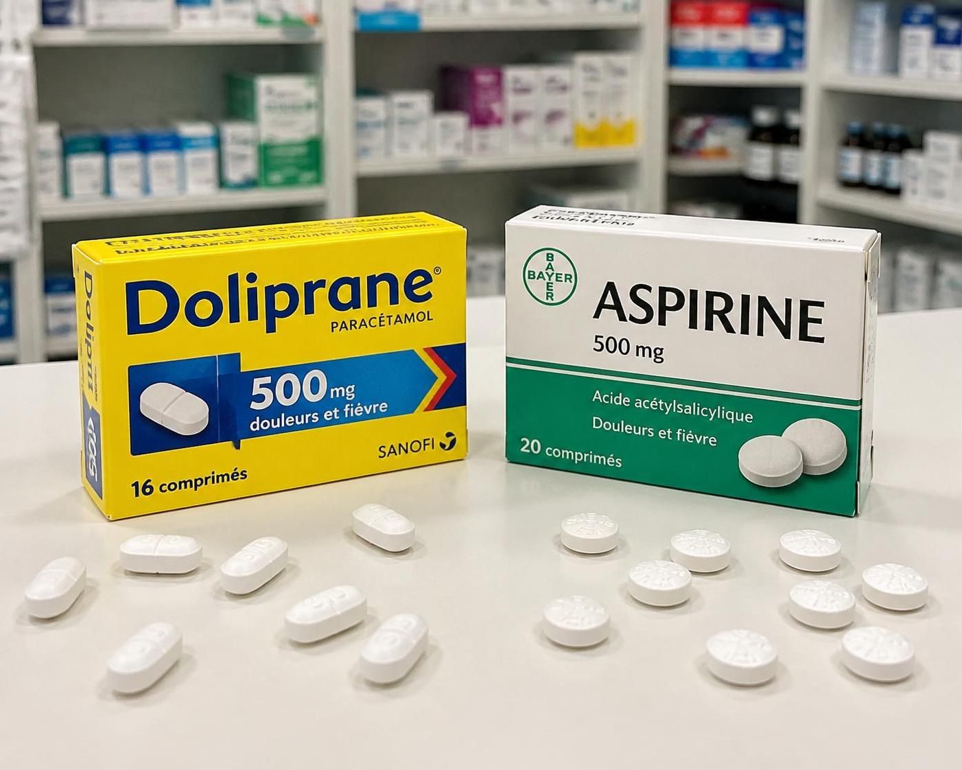 découvrez les différences entre doliprane et aspirine pour choisir le meilleur traitement et soulager efficacement vos douleurs.