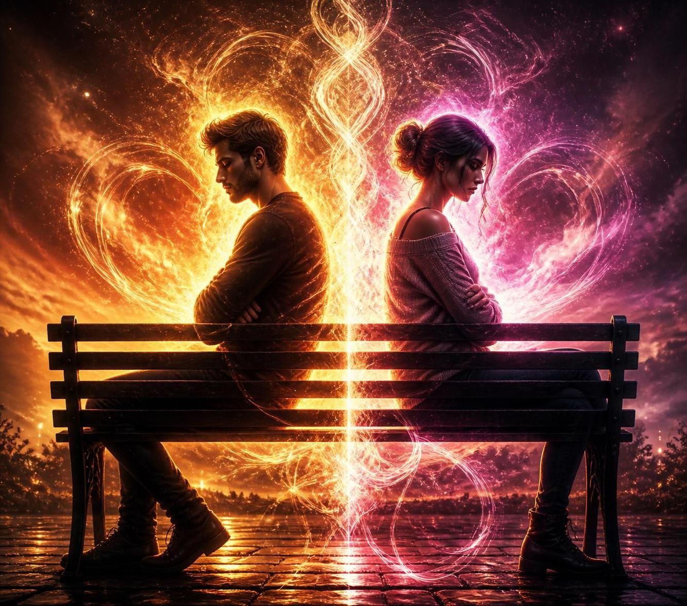 découvrez comment l'expérience des flammes jumelles peut influencer la santé mentale et les liens entre amour intense et psychiatrie.