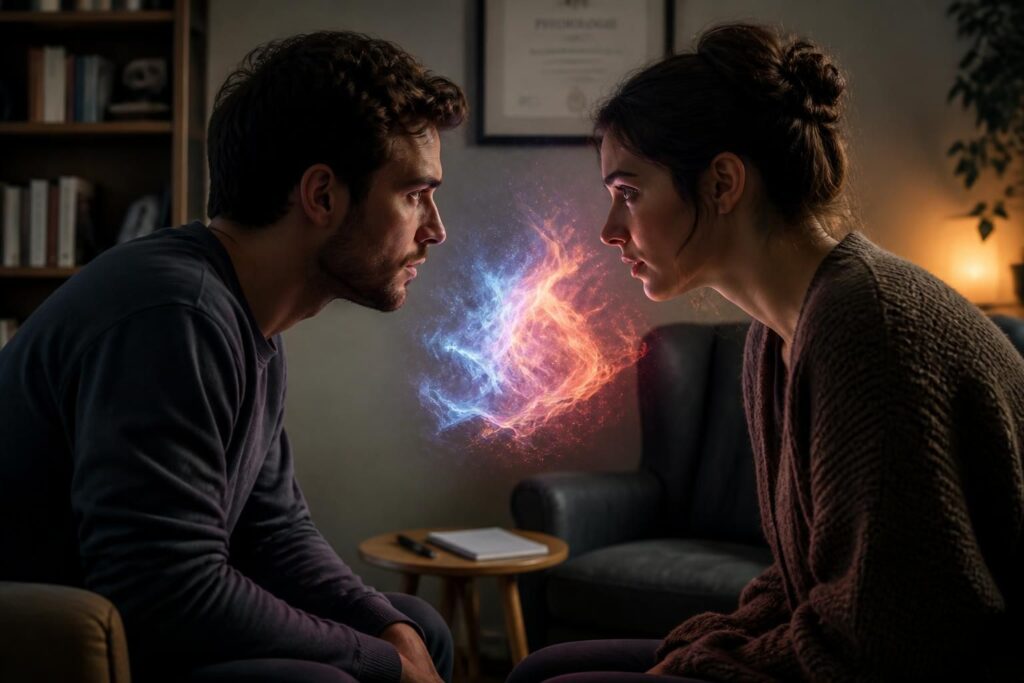 Flamme jumelle et psychiatrie : quand l’amour intense questionne la santé mentale
