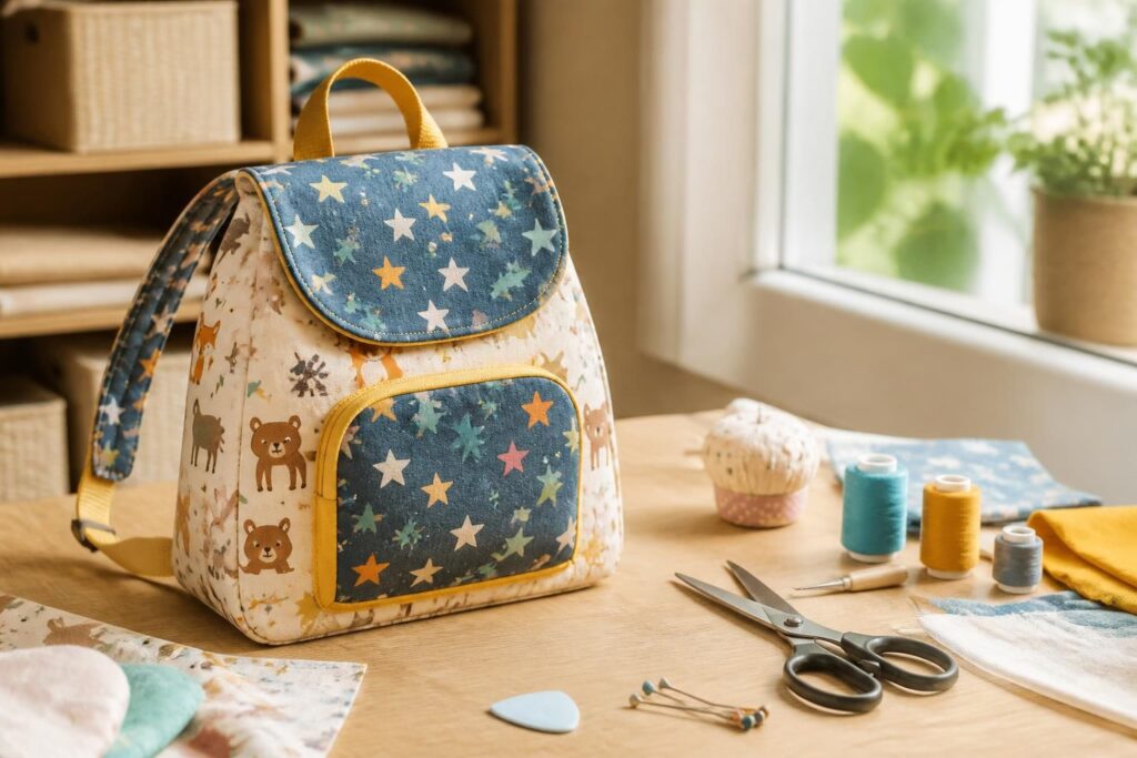 téléchargez gratuitement votre patron pdf pour réaliser facilement un sac à dos enfant diy. parfait pour les débutants en couture, ce tutoriel simple vous guide pas à pas.