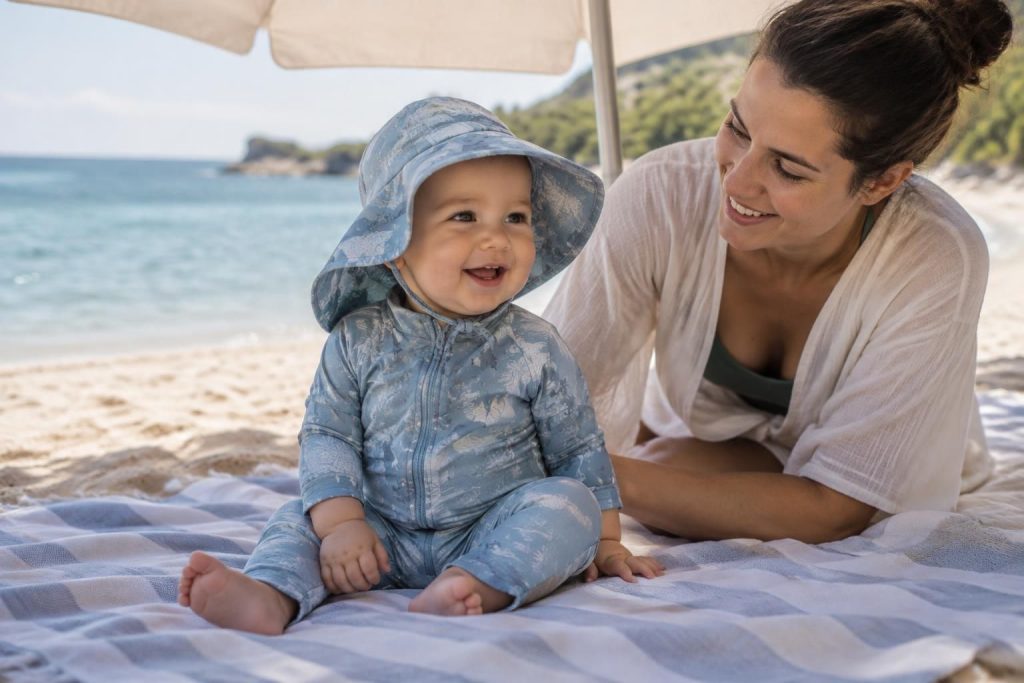 découvrez comment choisir un maillot de bain pour bébé confortable et adapté, afin de protéger sa peau sensible du soleil et des irritations.