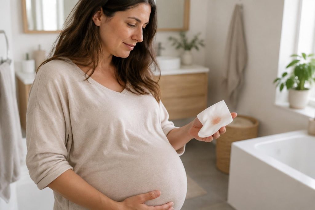 découvrez le rôle du bouchon muqueux pendant la grossesse, les signes de sa perte et ce qu’elle indique — ou non — sur l’approche de l’accouchement.