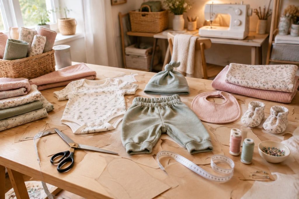 Patron pour bébé : créer des vêtements et accessoires faits maison